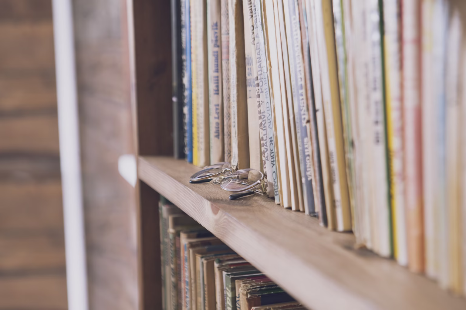 Shelf full of books